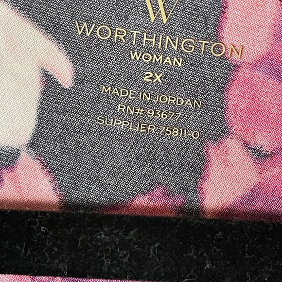 NWOT Worthington woman 2XL top - Picture 7 of 8